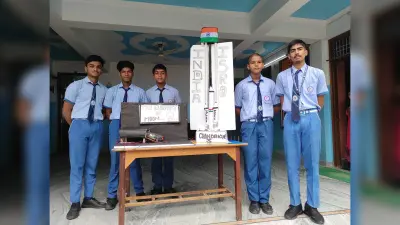 बच्चों ने इसरो के चंद्रयान-3 मिशन की सफलता को किया स्मरण