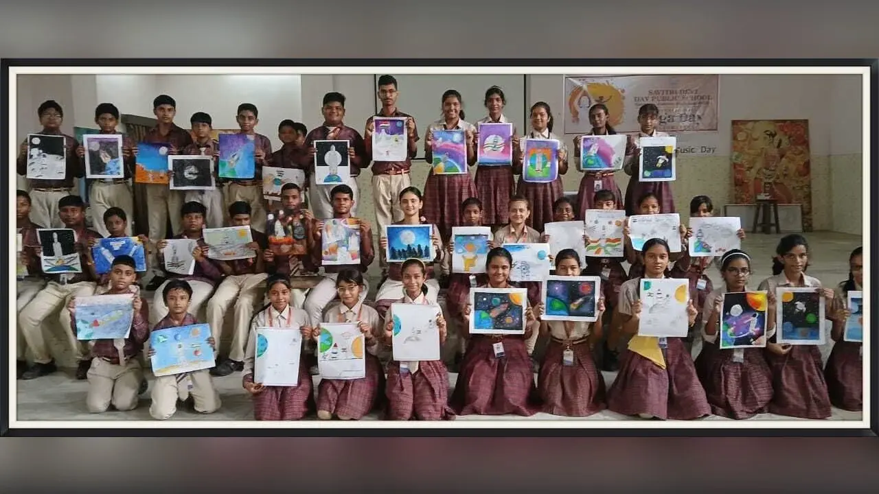 राष्ट्रीय अंतरिक्ष दिवस पर डीएवी में प्रतियोगिता का किया आयोजन