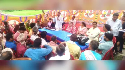 गोआसी व रहुआ में भू-सर्वेक्षण को लेकर हुई ग्रामसभा