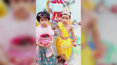 डिस्कवरी पब्लिक विद्यालय के बच्चों ने दी मनमोहक प्रस्तुति