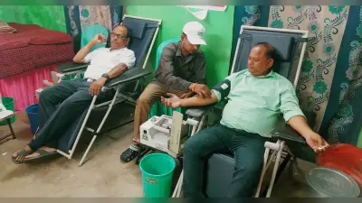 सीडब्ल्यूटी के शिविर में 42 लोगों ने किया रक्तदान