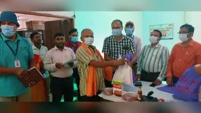 निक्षय मित्र ने जिले के 55 टीबी मरीजों को उपलब्ध कराई पोषण सामग्री