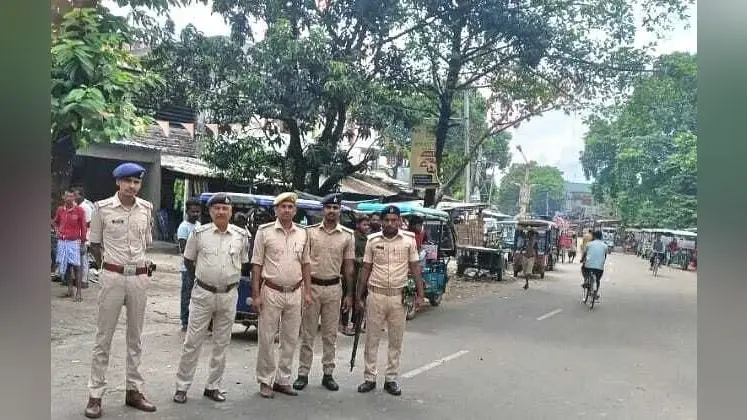 जन्माष्टमी व चेहल्लुम पर सुरक्षा बलों की थी तैनाती