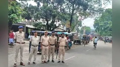 जन्माष्टमी व चेहल्लुम पर सुरक्षा बलों की थी तैनाती