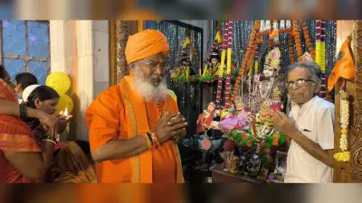 गिरिडीह पहुंचे उन्नाव सांसद साक्षी महराज, श्रीकृष्ण जन्मोत्सव में हुए शामिल
