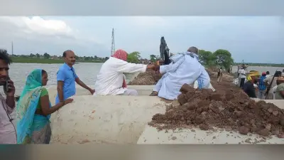 एनएच-80 पर अब भी आवागमन बंद, वैकल्पिक व्यवस्था को लेकर चल रहा कार्य
