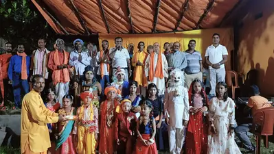 राम जानकी और राधेश्याम मंदिर में सुबह तीन बजे तक पूजा