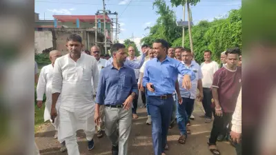 प्रखंड सह अंचल कार्यालय भवन निर्माण को लेकर निदेशक ने किया स्थल का निरीक्षण, दिये निर्देश