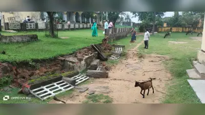 सीसीएल : अवैध कोयला खनन से लंकास्टर अस्पताल परिसर में भू-धंसान, चिकित्सक व स्वास्थ्य कर्मी दहशत में