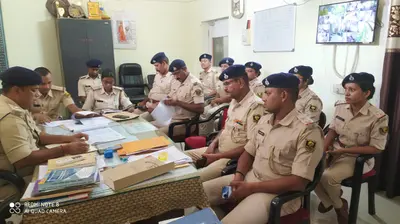 लंबित कांडों के त्वरित निष्पादन का थानाध्यक्ष ने दिया निर्देश