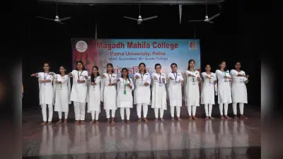 कैंपस : मगध महिला कॉलेज में नवनिर्वाचित छात्राओं ने ली शपथ