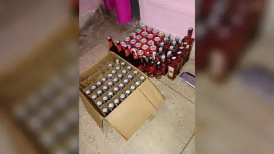 गुमटी से 20 लीटर अवैध विदेशी शराब किया जब्त