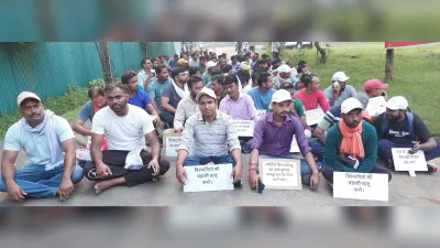 विस्थापित अप्रेंटिस संघ ने किया बीएसएल इडी एचआर के आवास का घेराव