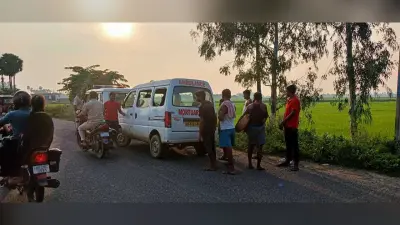झाड़ी में मिला नवजात शिशु का शव, दिनभर देखने के लिए जुटी रही भीड़