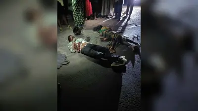 हादसा : कंटेनर की चपेट में आकर बाइक सवार दंपती की मौत