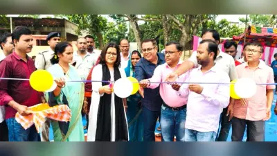 डीडीसी ने किया टेनिस कोर्ट का उद्घाटन