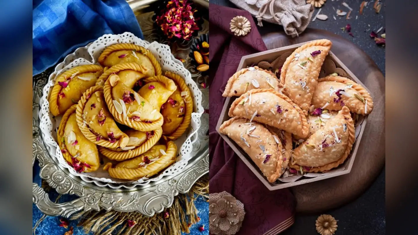 Holi Recipes 2025 : मीठी गुजिया के बिना होली अधूरी है, आप भी बनाएं ये टेस्टी होममेड गुजिया