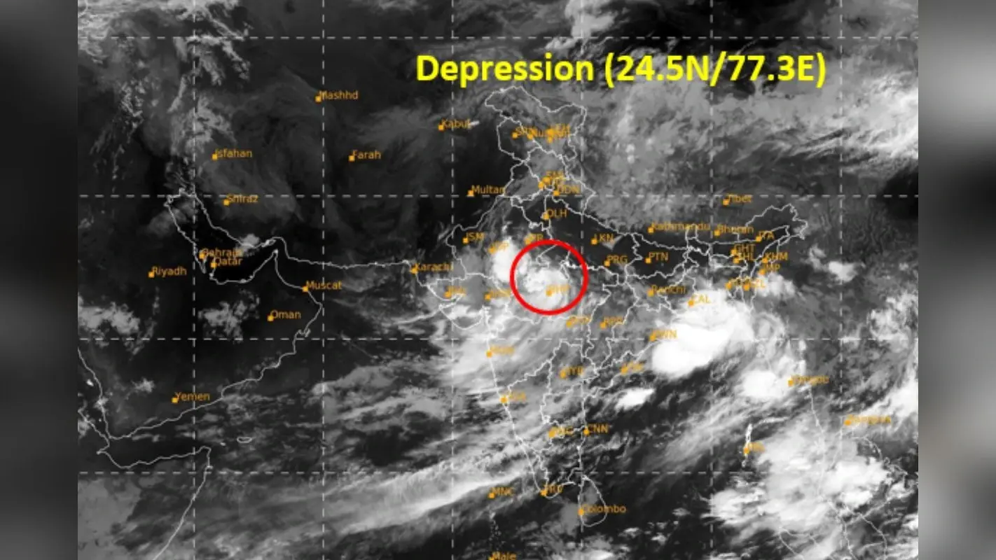 जैसलमेर से गुजर रहा मानसून ट्रफ, चाईबासा में सेंटर ऑफ डिप्रेशन, जानें झारखंड में कैसा रहेगा आज का मौसम