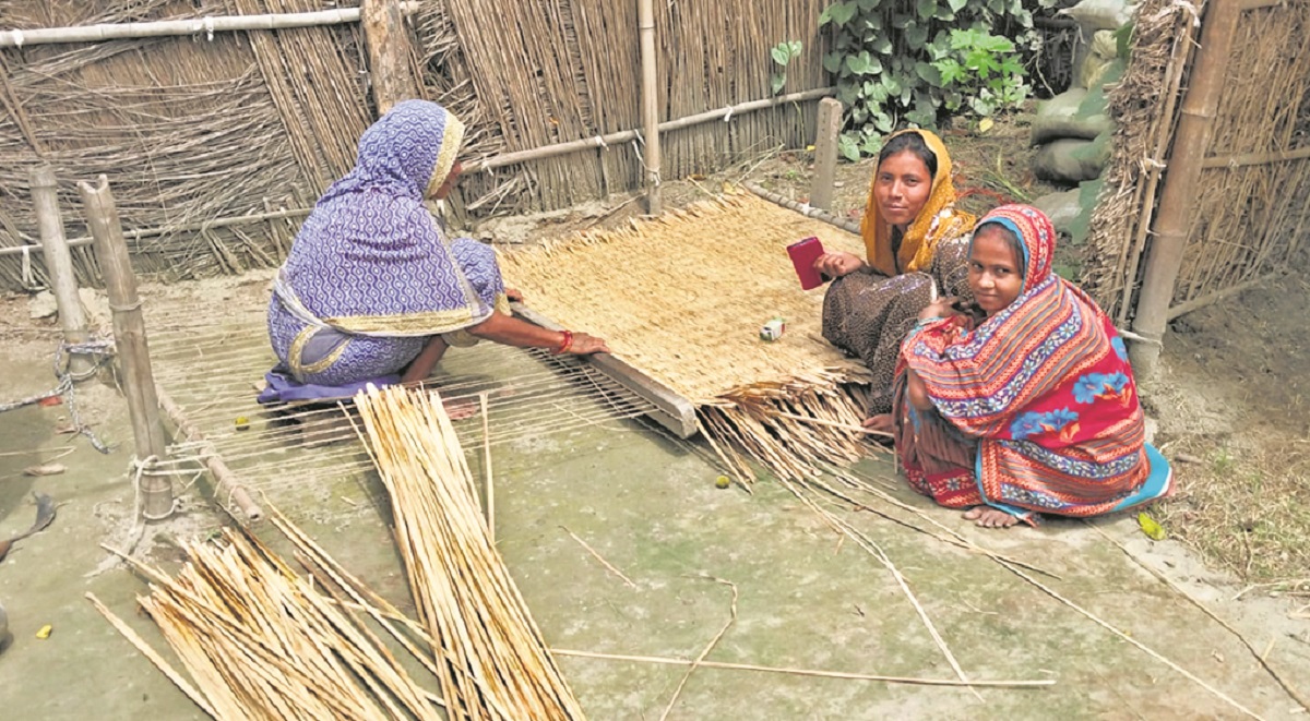 Supaul News : कोसी के पटेर से बनने वाली चटाई का अब मिटने लगा है वजूद