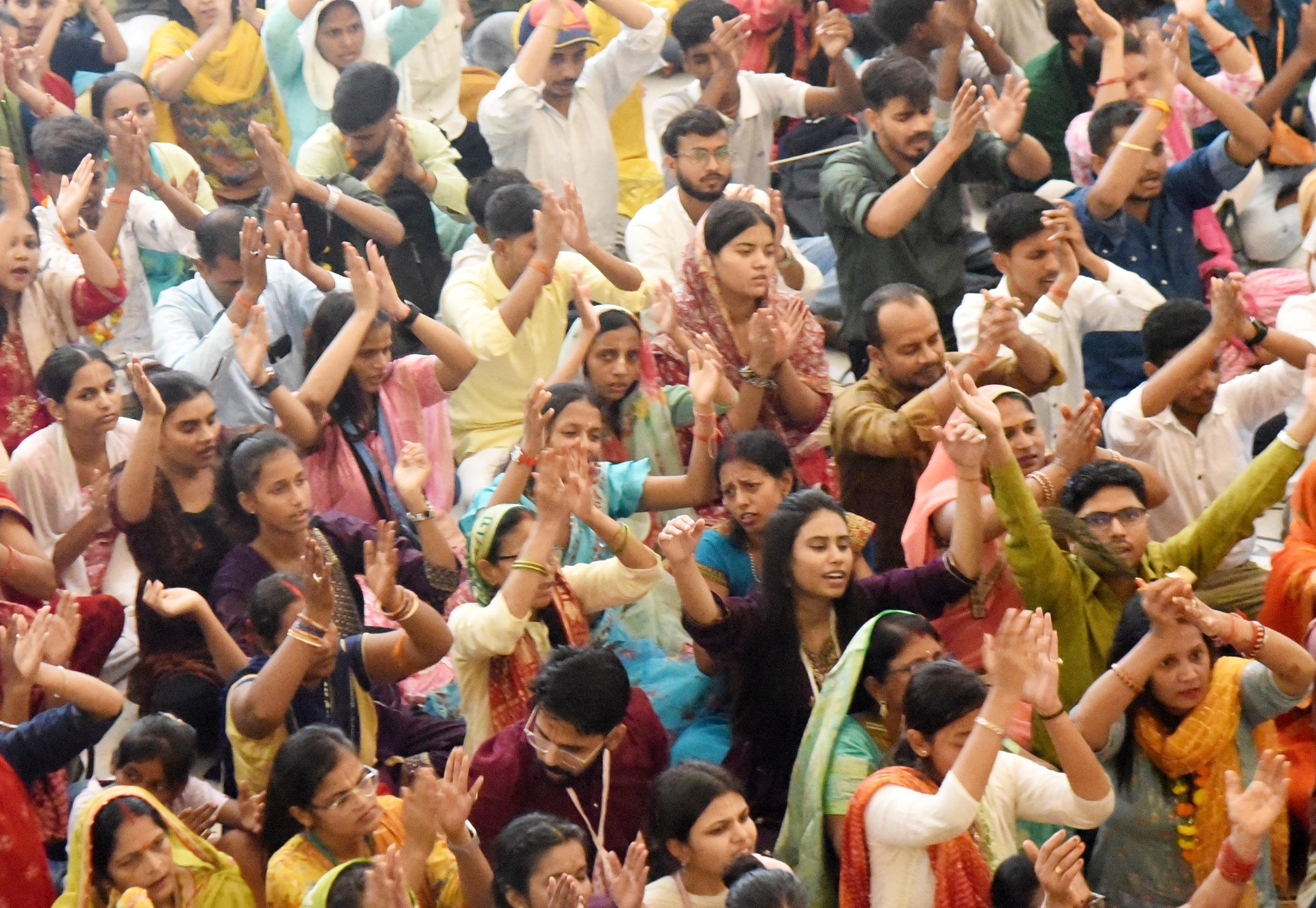 Photos: पटना में धूमधाम से मनायी गई श्री राधा अष्टमी, भजन संध्या पर जमकर झूमे श्रद्धालु