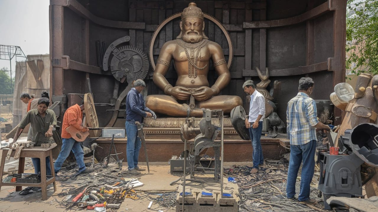 Vishwakarma Puja: बुलेट हो या कबाड़, पटना के ये शिल्पकार नए आइडीयाज को दे रहे आकार