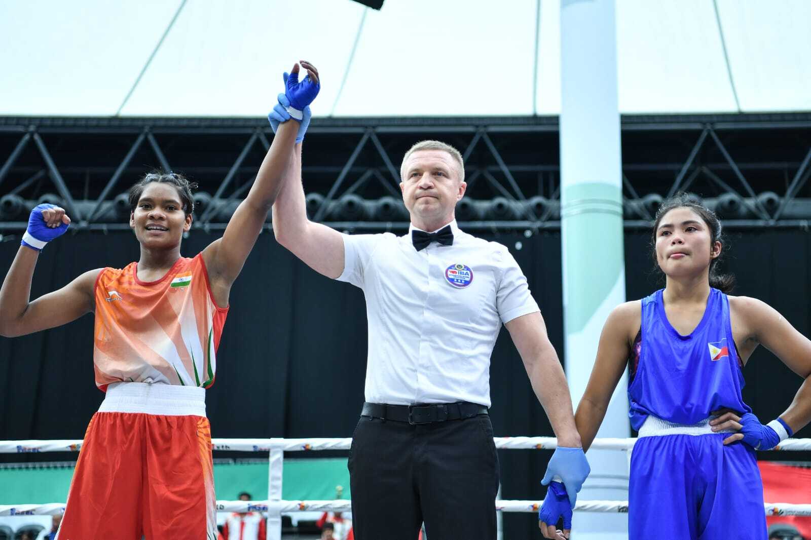 Boxing : जेएसएसपीएस की अमीषा एशियन बॉक्सिंग के सेमीफाइनल में पह���ंचीं