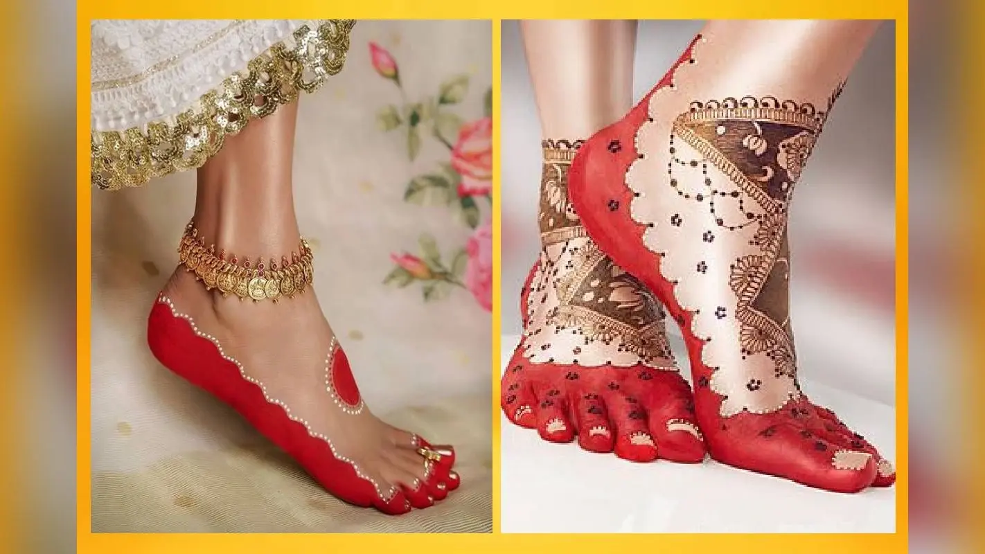 Alta Design for Hartalika Teej: तीज पर आलता से बढ़ाएं पैरों की खूबसूरती, देखें खूबसूरत डिजाइन
