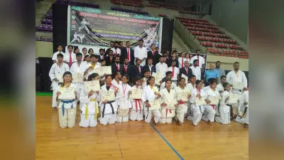 Karate: राज्य स्तरीय कराटे प्रतियोगिता की शुरुआत, आठ जिले के खिलाड़ी शामिल