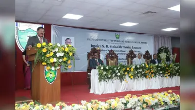 Ranchi News : कानूनी पेशे में मेहनत और समर्पित रहना जरूरी : जस्टिस गवई