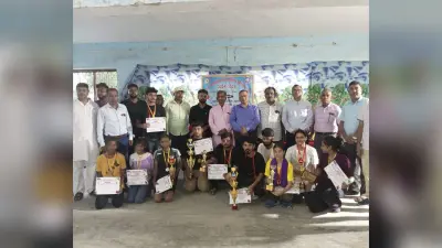 बैडमिंटन प्रतियोगिता के अंतिम दिन अररिया कॉलेज रहा चैंपियन