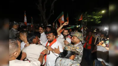 टेल्को थाना का भाजपाइयों ने किया घेराव, हंगामा