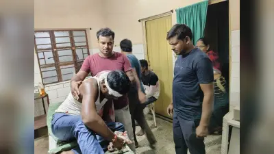 बाइक के धक्के से बीडीओ के चालक घायल, रेफर