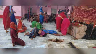 माता के जयकारे से गूंजा काली मंदिर परिसर