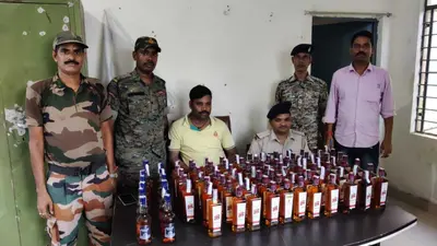 एएनएम पब्लिक स्कूल लिखे ऑटो से 95 बोतल शराब बरामद, तस्कर फरार