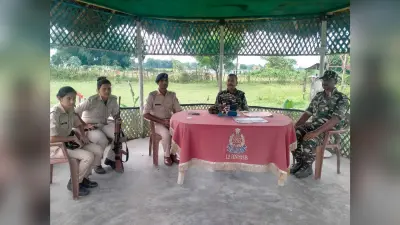 एसएसबी व दिघलबैंक पुलिस ने की बैठक, अवैध घुसपैठ व असामाजिक तत्वों की रोकथाम के उपायों पर हुई चर्चा