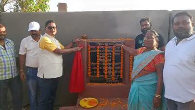 नप अध्यक्ष ने 1.50 करोड़ की लागत से बनने वाले नाला निर्माण कार्य का किया शिलान्यास