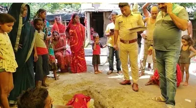 महिला की मौत से गांव में पसरा मातम
