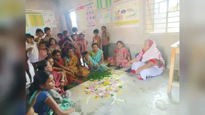 जिले के सभी आंगनबाड़ी केंद्रों पर गर्भवती महिलाओं की गोदभराई कार्यक्रम आयोजित