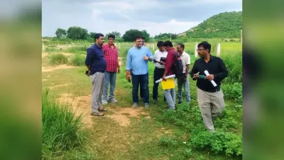 मुंगेर विश्वविद्यालय के 20 एकड़ अधिग्रहित जमीन का बीएसईआइडीसी की टीम ने किया निरीक्षण