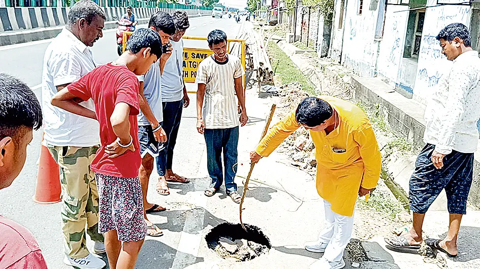 एनएच-19 : गोफ बनने से लोगों में भय का माहौल