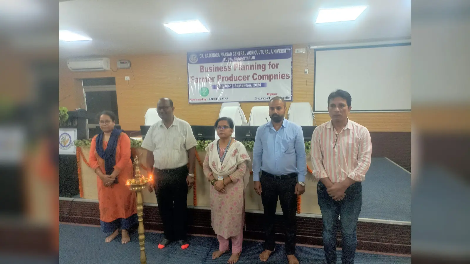 RPCAUniversity, Pusa, Samastipur, Agriculture news:Business Planning for Farmer Producer Companies आत्मबल की बदौलत तकनीकी ज्ञान हासिल करने की जरूरत : निदेशक