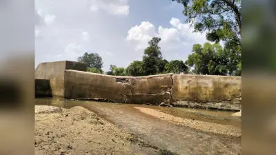 Girirdih News: चेकडैम टूटने से किसानों में मायूसी