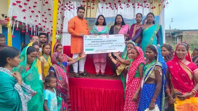 बेडम पंचायत शिविर में परिसंपत्तियों का वितरण