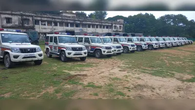 Gaya News : गया में हड़ताल पर गये डायल 112 पुलिस वाहन के ड्राइवर
