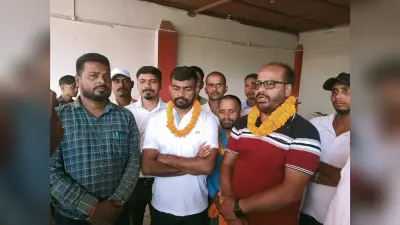 Giridih News: मधुबन में जेबीकेएसएस में शामिल हुए पूर्व भाकपा माले नेता