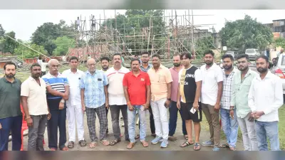 Bokaro news: सोमनाथ मंदिर की तर्ज पर बन रहा भव्य पंडाल