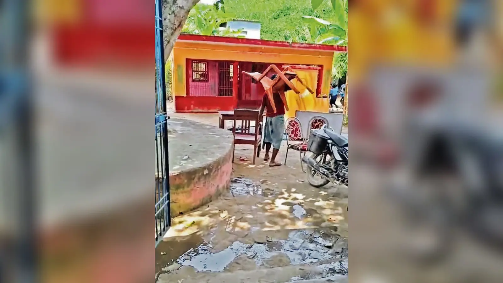 नशे की हालत में युवक ने स्कूल में की तोड़फोड़, गिरफ्तार