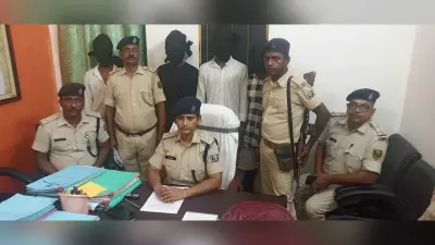 Darbhanga News, Crime : लूटकांड का चंद घंटे में पुलिस ने किया उद्भेदन, लुटे सामान संग चार बदमाशों को पकड़ा