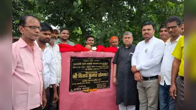 सदर विधायक ने तीन सड़कों का किया शिलान्यास