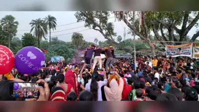 Ganesh Mahotsav concluded: मटका फोड़ व मूर्ति विसर्जन के साथ गणेश महोत्सव संपन्न